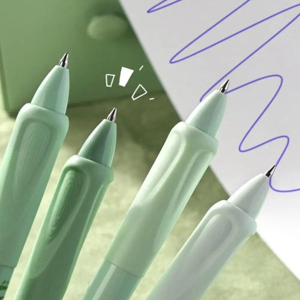 Planet Gates Erasable Pen 0.5mm Neutral Pen Cartoon Black Blue Ink Thermal Eraser Press Pen Office Supply