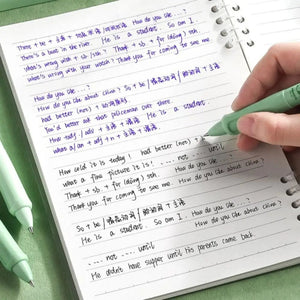 Planet Gates Erasable Pen 0.5mm Neutral Pen Cartoon Black Blue Ink Thermal Eraser Press Pen Office Supply