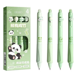 Planet Gates Erasable Pen 0.5mm Neutral Pen Cartoon Black Blue Ink Thermal Eraser Press Pen Office Supply