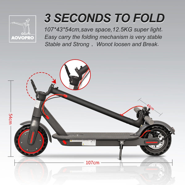 Planet Gates ES80 10.5AH 31KM/H / france AOVOPRO ES80 Electric Scooter 350W Motor 10.5AH Battery 31KM/H Max Speed 35KM Super Range 8.5Inch Folding Adults APP Scooter