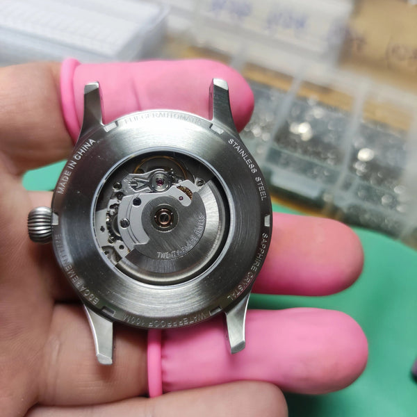 Planet Gates 【Escapement Time】Automatic PT5000 Movement Pilot Watch withType-B or Type-A   Black Dial and 40mm Case waterproof 100M