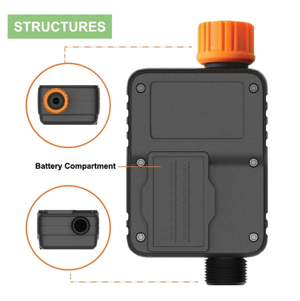 Planet Gates Eshico Hot Selling Garden Intelligent Irrigation System Outdoor Rain Delay Water Timer Automatic Digital Sprinkler Controller
