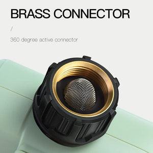 Planet Gates Eshico Large LCD Display 2-Outlet Household Outdoor Irrigation Water Timer Timed Automatic Garden Watering Tool