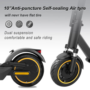 Planet Gates ESMax 1000W 14.5AH / france AOVOPRO ESMax 45KM Electric Scooter 35KM/H Fast Speed 1000W Peak Power 10 Inch Anti-puncture Air Tire 14.5AH Folding E-scooter
