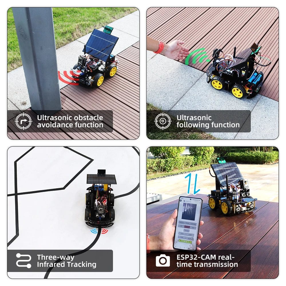Planet Gates ESP32 Automation Robot Kits for Arduino Solar Charging Best Selling Consumer Electronics Artificial Intelligence Smart Robot Kit