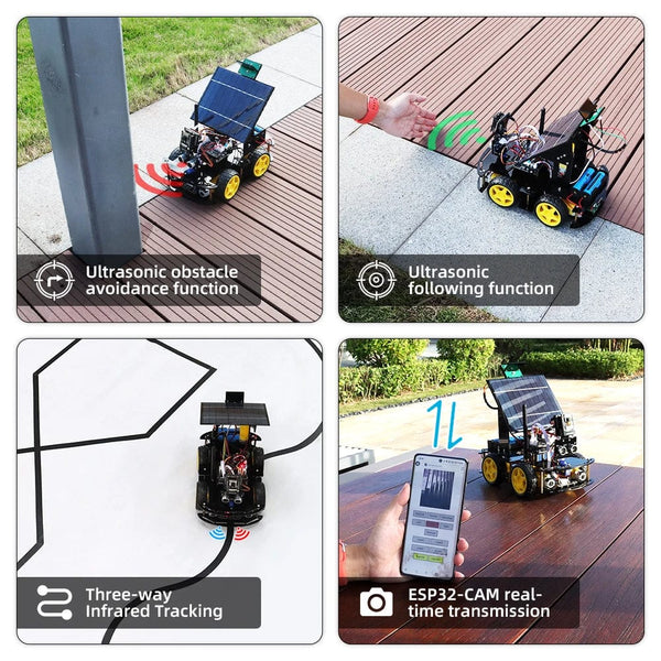 Planet Gates ESP32 Automation Robot Kits for Arduino Solar Charging Best Selling Consumer Electronics Artificial Intelligence Smart Robot Kit