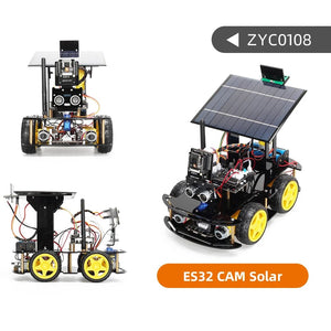 Planet Gates ESP32 CAM Solar / CHINA ESP32 Automation Robot Kits for Arduino Solar Charging Best Selling Consumer Electronics Artificial Intelligence Smart Robot Kit