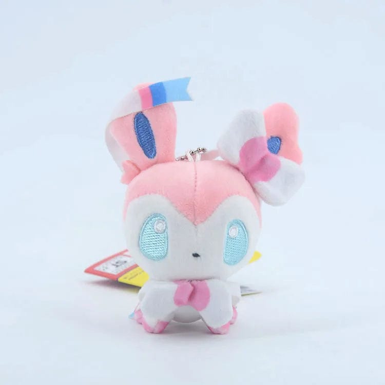 Planet Gates Espeon / 10cm Pokemon Eevee Stuffed Plush Doll Q Version Sylveon Eeveelution Glaceon Leafeon Umbreon Espeon Jolteon Vaporeon Pet Elves Gift