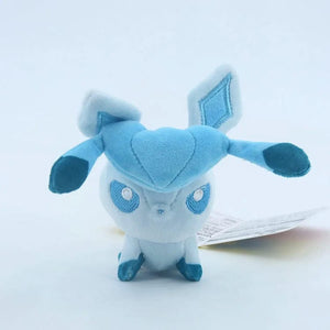 Planet Gates Espeon / 10cm Pokemon Eevee Stuffed Plush Doll Q Version Sylveon Eeveelution Glaceon Leafeon Umbreon Espeon Jolteon Vaporeon Pet Elves Gift