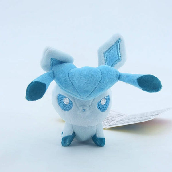 Planet Gates Espeon / 10cm Pokemon Eevee Stuffed Plush Doll Q Version Sylveon Eeveelution Glaceon Leafeon Umbreon Espeon Jolteon Vaporeon Pet Elves Gift
