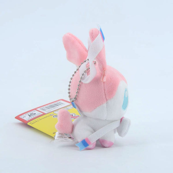 Planet Gates Espeon / 10cm Pokemon Eevee Stuffed Plush Doll Q Version Sylveon Eeveelution Glaceon Leafeon Umbreon Espeon Jolteon Vaporeon Pet Elves Gift