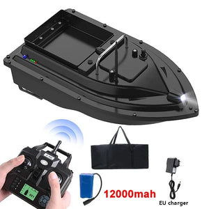Planet Gates EU 12000mah Bag RC Fishing Bait Boat with Bag GPS Auto Return 2KG Load Bin 500M Distance Night Light 12000mah 6 Hours RC Ship Toy