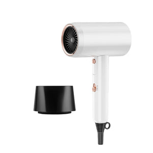 Planet Gates EU / 220V White 2200W Hair Dryer Professional High Speed Powerful Blow Dryer Electric Negative Ion Low Noise Adjustable Salon Household Dryer