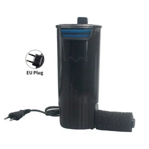 Planet Gates EU Aquarium Filter 5W Low Water Reptile Filter Plastic Clean Water Pump Turtle Tank Powerful Filtration Water Pump