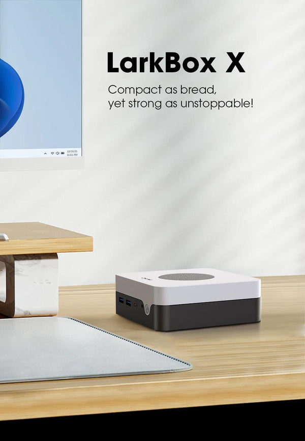 Planet Gates EU Plug CHUWI LarkBox X Mini PC 12GB RAM 512GB SSD Intel N100 Game PC UHD Graphics for 12th Gen Intel Processors WiFi 6 Desktop Computer