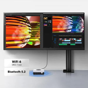 Planet Gates EU Plug CHUWI LarkBox X Mini PC 12GB RAM 512GB SSD Intel N100 Game PC UHD Graphics for 12th Gen Intel Processors WiFi 6 Desktop Computer