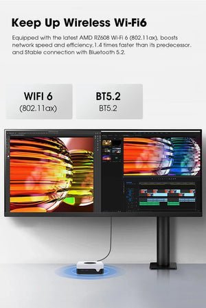 Planet Gates EU Plug CHUWI LarkBox X Mini PC 12GB RAM 512GB SSD Intel N100 Game PC UHD Graphics for 12th Gen Intel Processors WiFi 6 Desktop Computer