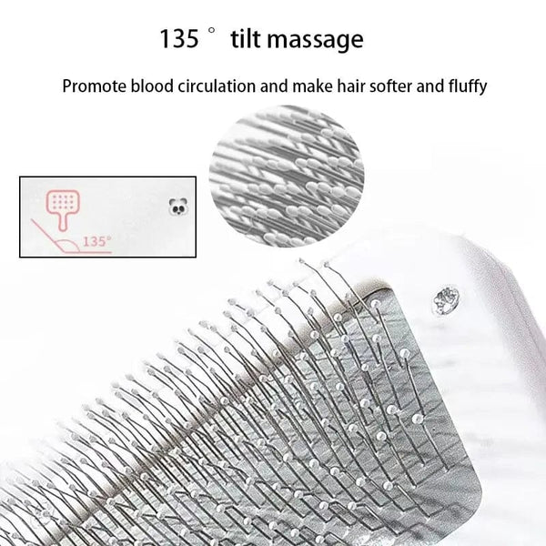 Planet Gates EU plug Pet Hair Dryer 2 with Slicker Brush Grooming for Cat and Dog Brush Professional Home Grooming Furry Drying Portable Dog Blower