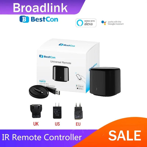 Planet Gates EU Plug RM4C mini Broadlink APP Bestcon RM4C mini Universal Wifi IR Mini Remote Control Compatible Alexa Google Assistant For AC