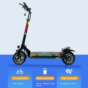 Planet Gates Eu USA Shipping 800W 48V Powerful Adult Electric Scooter 10 Inch Off-road Tyre UK Max Speed 45-55km/H Foldable