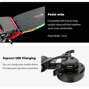 Planet Gates Eu USA Shipping 800W 48V Powerful Adult Electric Scooter 10 Inch Off-road Tyre UK Max Speed 45-55km/H Foldable