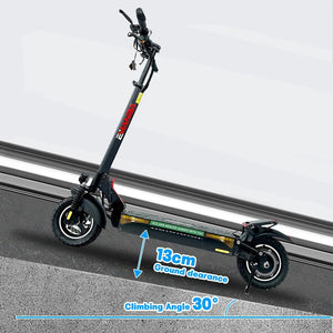 Planet Gates Eu USA Shipping 800W 48V Powerful Adult Electric Scooter 10 Inch Off-road Tyre UK Max Speed 45-55km/H Foldable