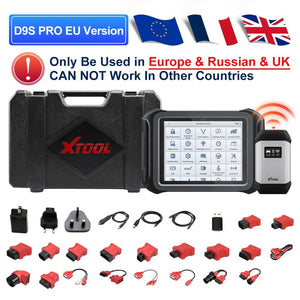 Planet Gates Eu Version / Poland XTOOL D9S PRO D9SPRO Car Diagnostic Tools ECU Programming/Coding Automotive Scanner 42+ Services CANFD DOIP Topology PK D9 PRO
