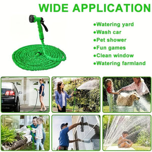Planet Gates European And American Universal Thickened And Reinforced Car Washing Pipes Garden Watering Irrigation Hose Magical Retractable Water Pipe