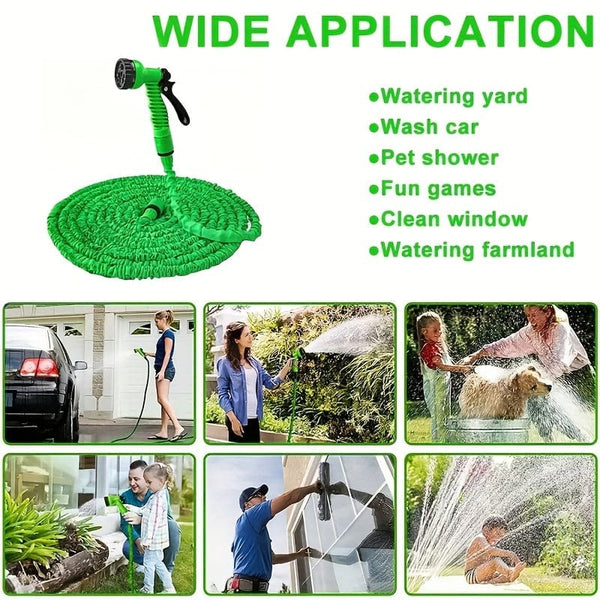 Planet Gates European And American Universal Thickened And Reinforced Car Washing Pipes Garden Watering Irrigation Hose Magical Retractable Water Pipe