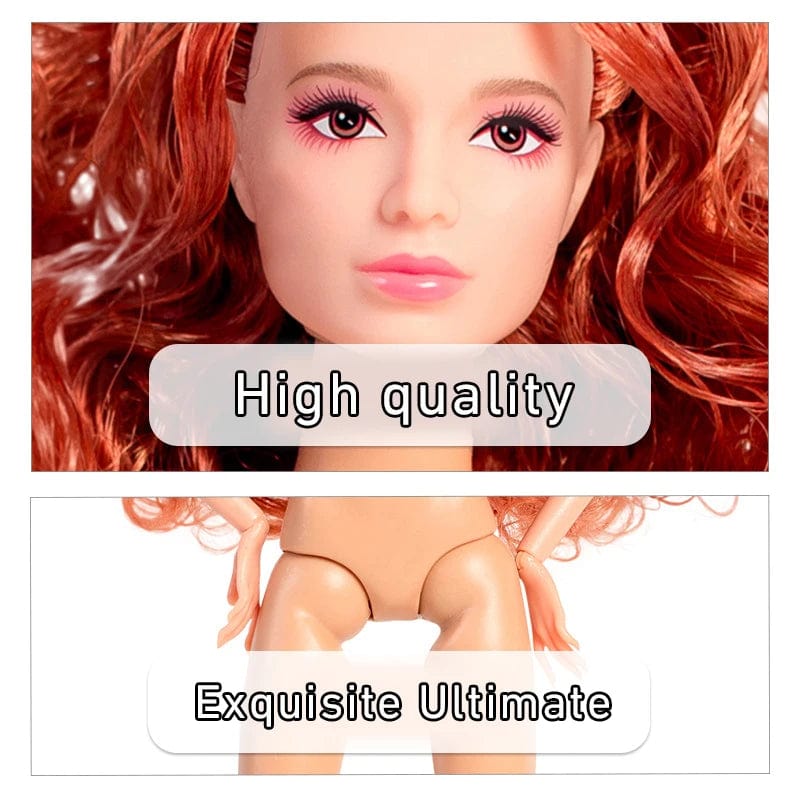 Planet Gates European Fashion 1/6 BJD Doll Body Daily Outfit Party Cute Gown for Barbie Doll 12'' Toy Kids DIY Toys Birthday Gifts