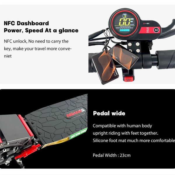 Planet Gates European US Warehouse Foldable 2 Wheel Portable Mobility Electric Scooter 800w For Adult