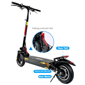 Planet Gates European US Warehouse Foldable 2 Wheel Portable Mobility Electric Scooter 800w For Adult