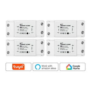 Planet Gates eWelink Switch 8Pcs / CHINA New DIY Smart Wireless Remote Switch Socket Smart Home Automation Remote Control Switch Relay Smart Life/Tuya with Alexa Google