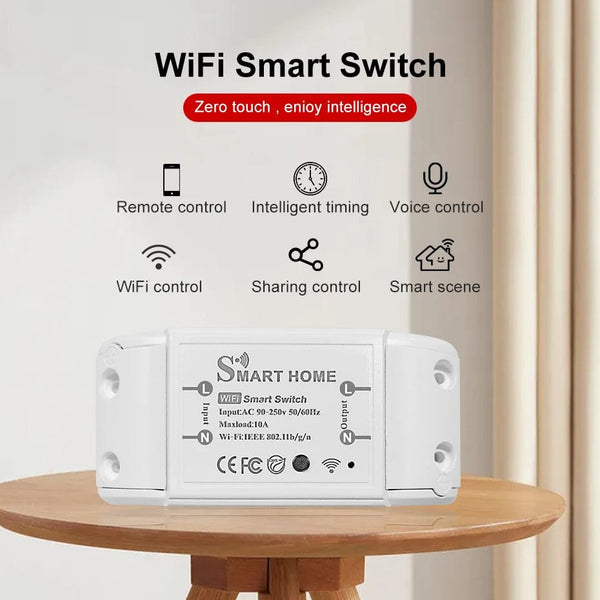 Planet Gates eWelink Switch 8Pcs / CHINA New DIY Smart Wireless Remote Switch Socket Smart Home Automation Remote Control Switch Relay Smart Life/Tuya with Alexa Google