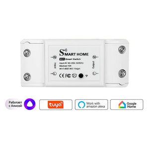 Planet Gates eWelink Switch 8Pcs / CHINA New DIY Smart Wireless Remote Switch Socket Smart Home Automation Remote Control Switch Relay Smart Life/Tuya with Alexa Google
