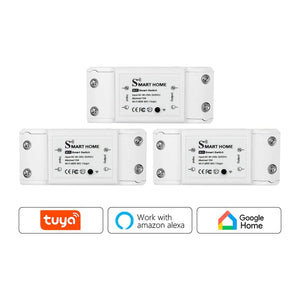 Planet Gates eWelink Switch 8Pcs / CHINA New DIY Smart Wireless Remote Switch Socket Smart Home Automation Remote Control Switch Relay Smart Life/Tuya with Alexa Google