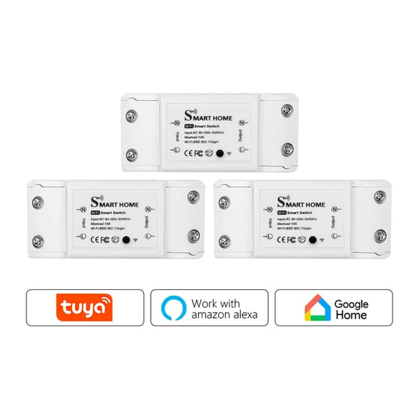Planet Gates eWelink Switch 8Pcs / CHINA New DIY Smart Wireless Remote Switch Socket Smart Home Automation Remote Control Switch Relay Smart Life/Tuya with Alexa Google