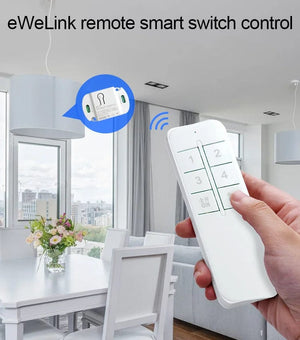 Planet Gates eWelink Switch 8Pcs / CHINA New DIY Smart Wireless Remote Switch Socket Smart Home Automation Remote Control Switch Relay Smart Life/Tuya with Alexa Google