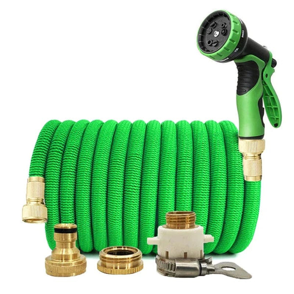 Planet Gates Expandable Double Metal Connector Garden Water Hose High Pressure Pvc Reel Magic Water Pipes for Garden Farm Irrigation Car Wash