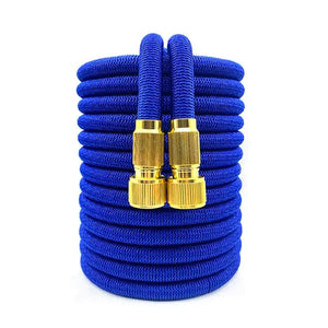 Planet Gates Expandable Double Metal Connector Garden Water Hose High Pressure Pvc Reel Magic Water Pipes for Garden Farm Irrigation Car Wash