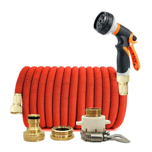 Planet Gates Expandable Double Metal Connector Garden Water Hose High Pressure Pvc Reel Magic Water Pipes for Garden Farm Irrigation Car Wash