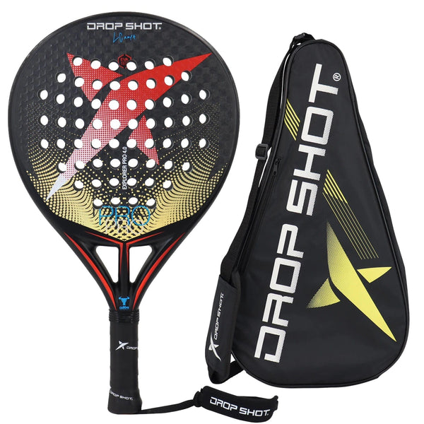 Planet Gates EXPLORER PRO 4.0 Mens Tennis Padel Racket 3K/12K Carbon Fiber EVA Padel Paddle Racket with Cover Bag