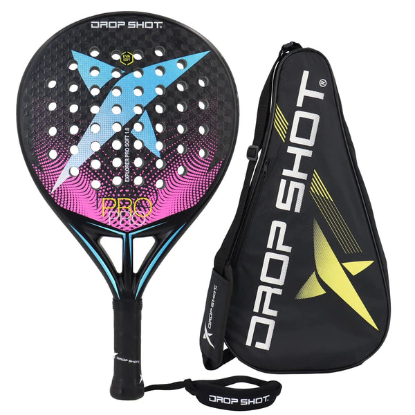 Planet Gates EXPLORER PRO 4.0 Mens Tennis Padel Racket 3K/12K Carbon Fiber EVA Padel Paddle Racket with Cover Bag