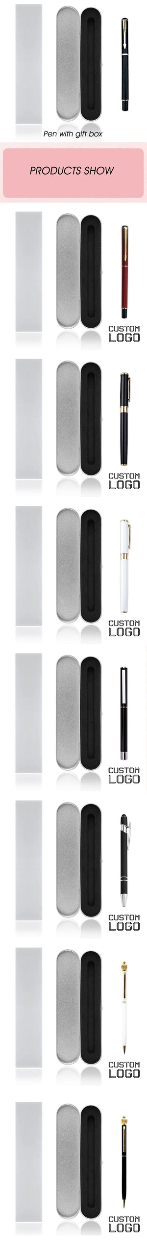 Planet Gates Exquisite Gift Box Ballpoint Pen Set Business Customized Logo Office Accessories Student Teacher Gift Writing Pens Carving Name