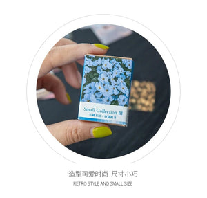 Planet Gates F 100 pcs Spring summer autumn winter Kraft Paper Mini Greeting Card INS flower Postcard Letter Envelope Decoration LOMO Cards