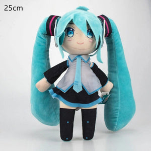 Planet Gates F 25-32cm Japanese Anime Plush Stuffed Toy Hatsune Miku Plush Doll Soft Pillow Future Doll Cute Christmas Gift for Children