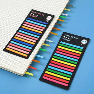 Planet Gates F 300 Sheets Transparent Rainbow Index Memo Pad It Sticky Notepads Paper Sticker Notes Bookmark School Supplies Kawaii Stationery