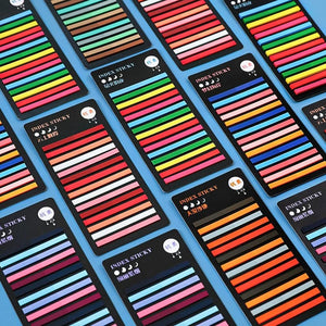 Planet Gates F 300 Sheets Transparent Rainbow Index Memo Pad It Sticky Notepads Paper Sticker Notes Bookmark School Supplies Kawaii Stationery