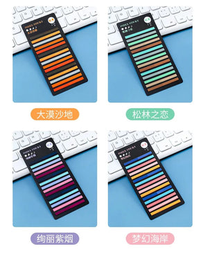 Planet Gates F 300 Sheets Transparent Rainbow Index Memo Pad It Sticky Notepads Paper Sticker Notes Bookmark School Supplies Kawaii Stationery