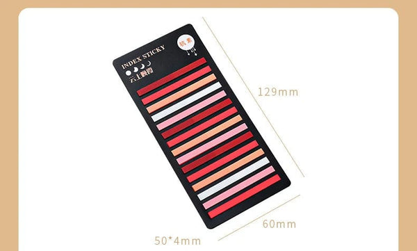 Planet Gates F 300 Sheets Transparent Rainbow Index Memo Pad It Sticky Notepads Paper Sticker Notes Bookmark School Supplies Kawaii Stationery